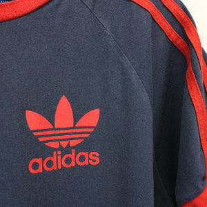 ADIDAS ORIGINALS T-Shirt Navy Blue | Large