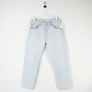Mens LEVIS 501 Jeans Light Blue | W34 L30