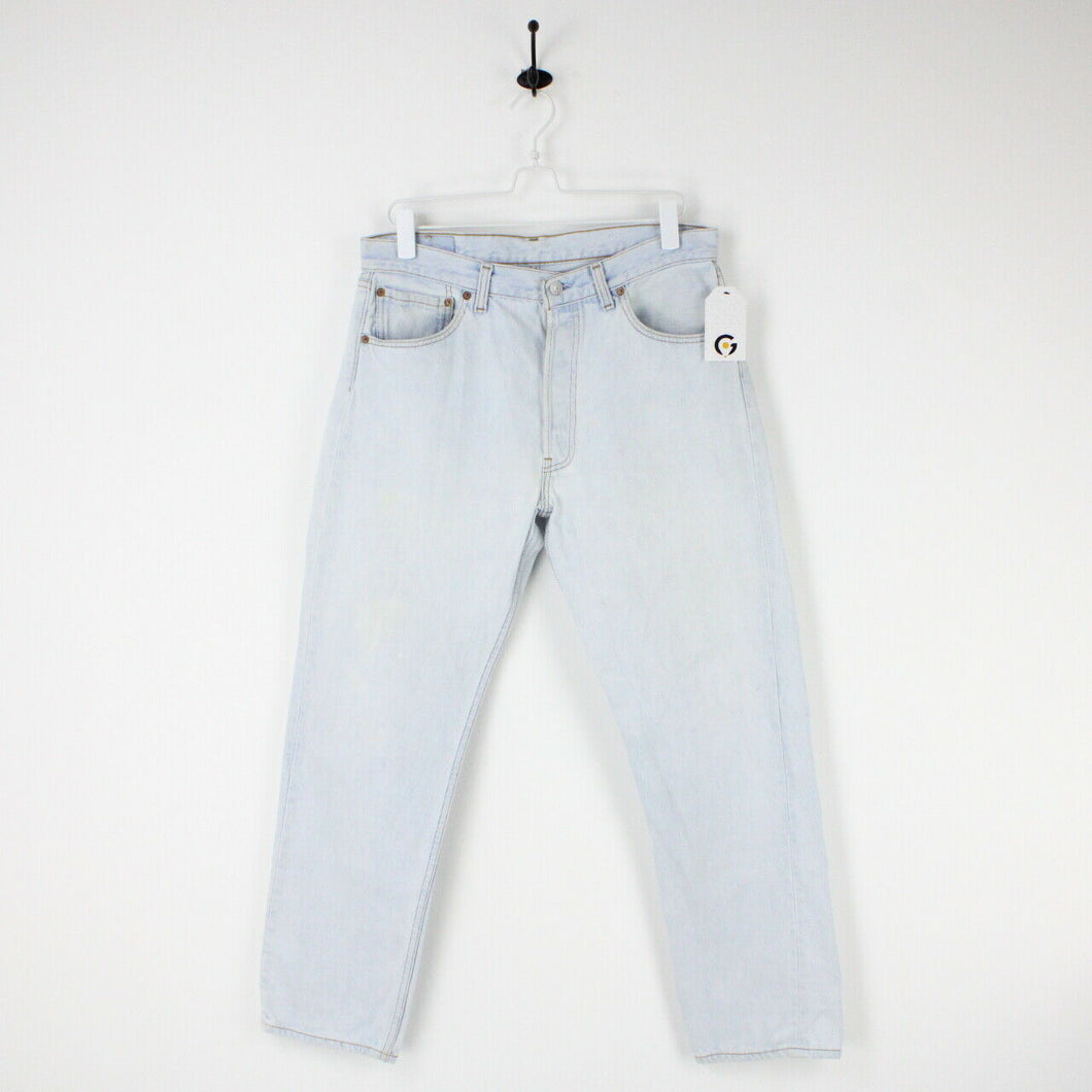 Mens LEVIS 501 Jeans Light Blue | W34 L30