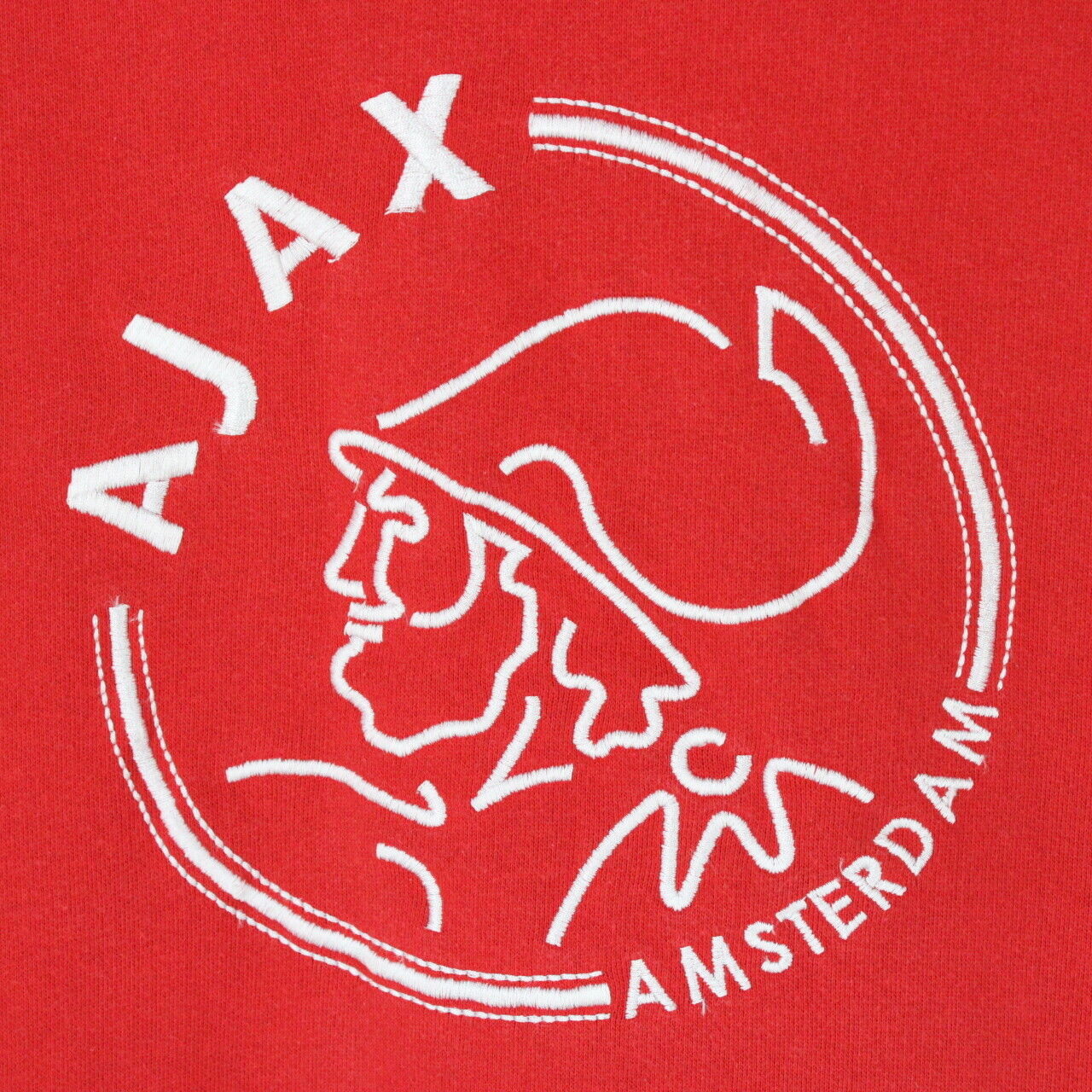 Mens AJAX 00s Amsterdam Hoodie Red | Medium