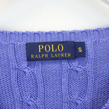 Load image into Gallery viewer, Womens RALPH LAUREN Knit Sweatshirt Blue | Small

