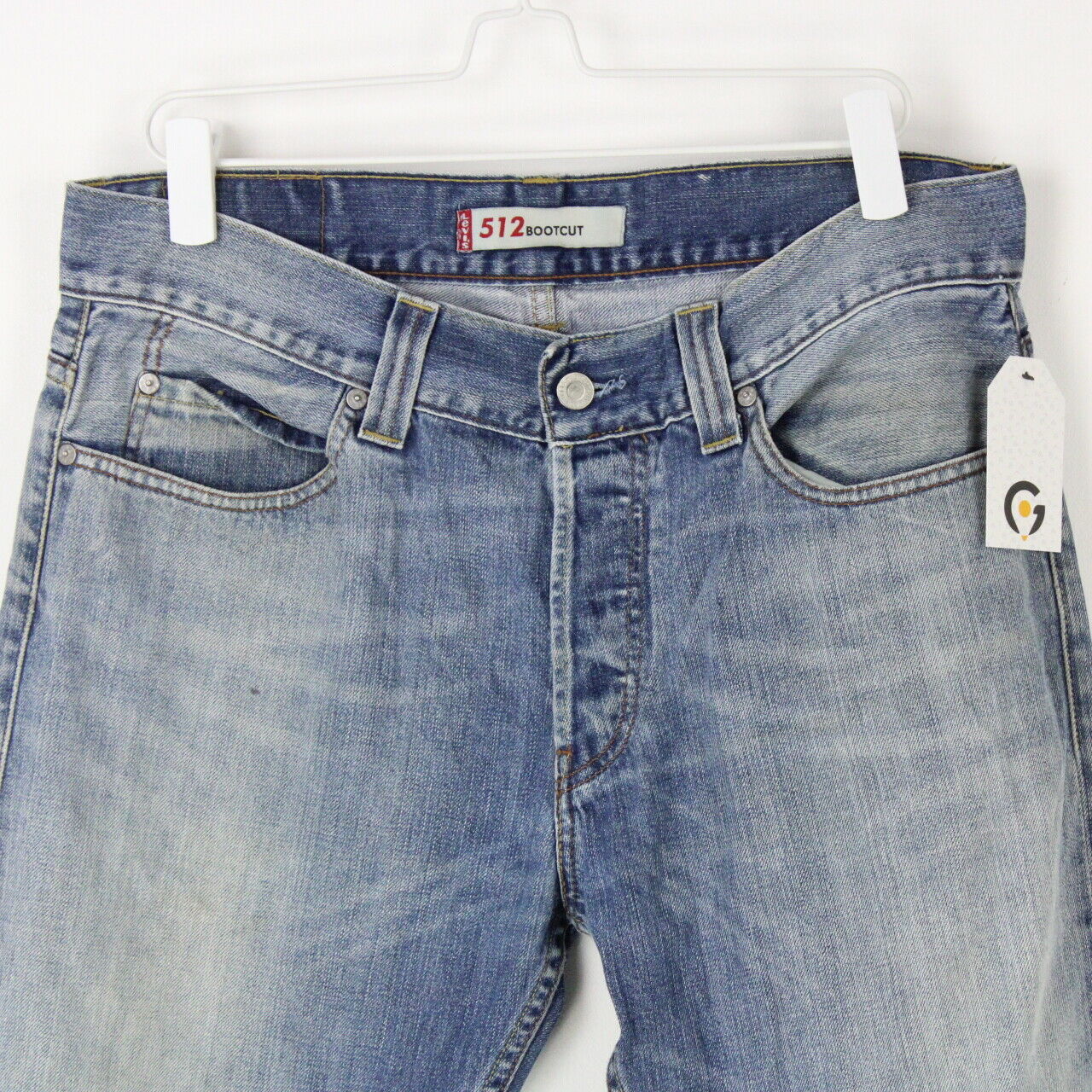 Mens LEVIS 512 Jeans Mid Blue | W34 L34