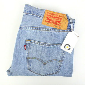 Mens LEVIS 501 Jeans Light Blue | W33 L28