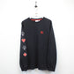 ADIDAS ORIGINALS Sweatshirt Black | Medium