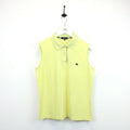 Womens BURBERRY Polo Shirt Yellow | XS
