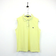 Load image into Gallery viewer, Womens BURBERRY Polo Shirt Yellow | XS
