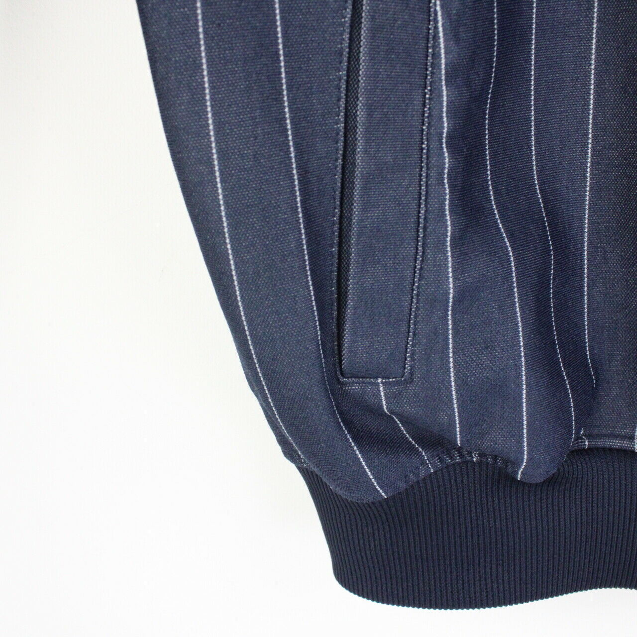 Mens FRED PERRY 90s Track Top Navy Blue | Large