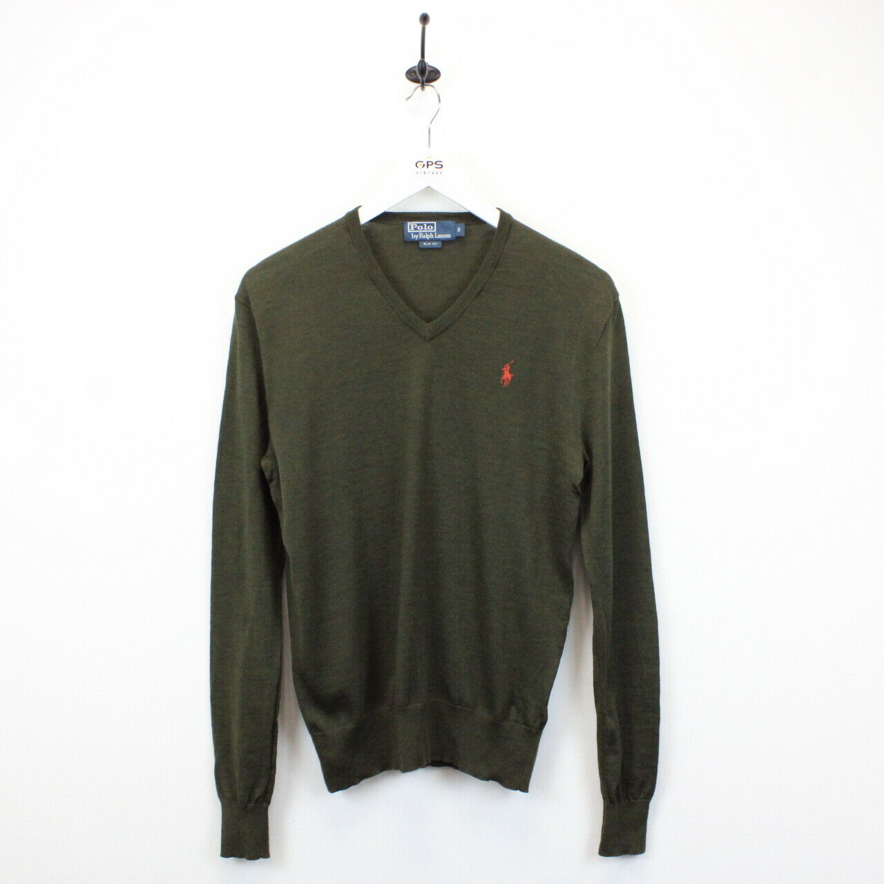 RALPH LAUREN Knit Sweatshirt Green | Small