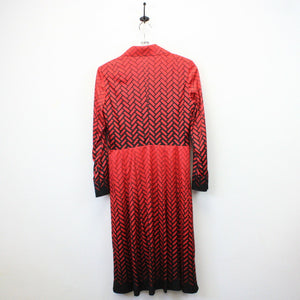 Womens 90s Dress Red | Small