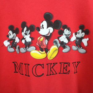 DISNEY 90s Sweatshirt Red | Medium