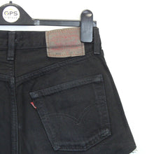 Load image into Gallery viewer, Womens LEVIS 501 Shorts Black | W29
