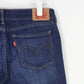 Womens LEVIS 711 Jeans Dark Blue | W29 L30