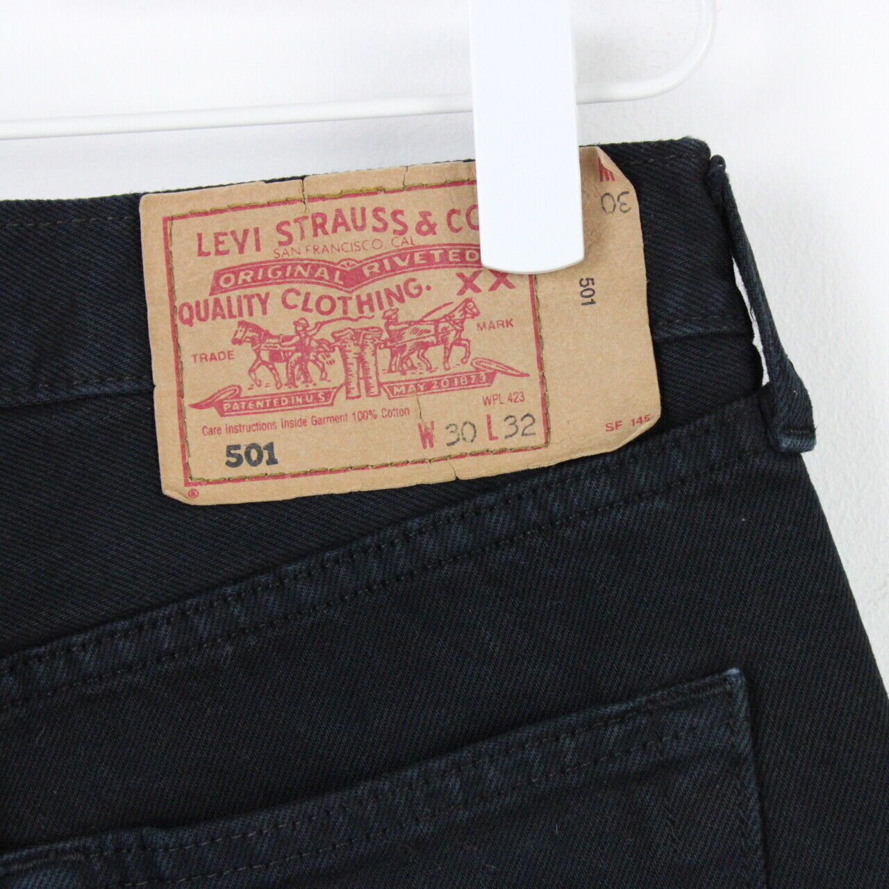 Mens LEVIS 501 Jeans Black | W29 L32