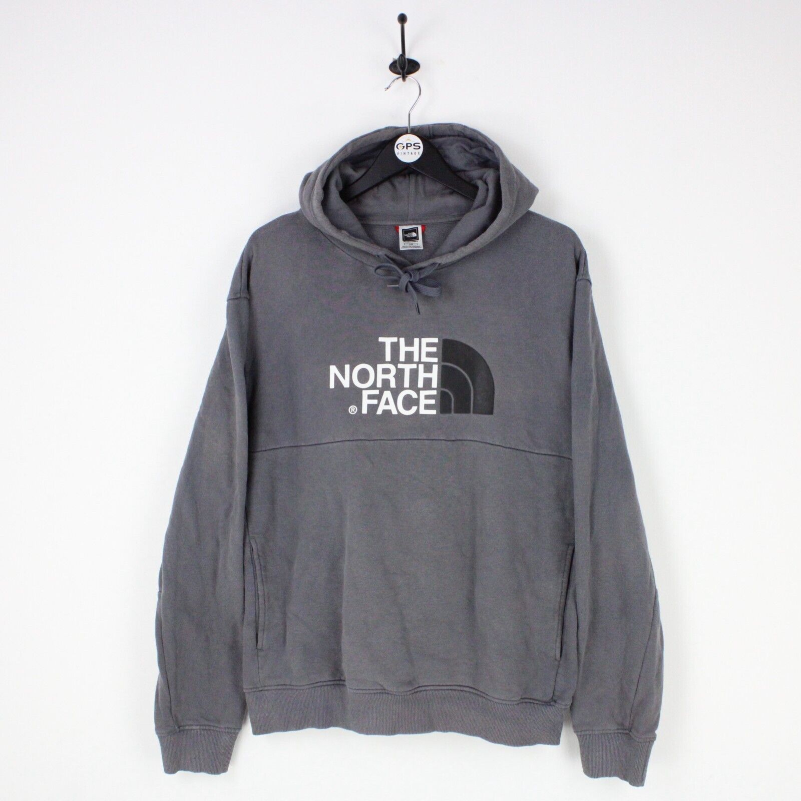 Mens THE NORTH FACE Hoodie Grey | Large