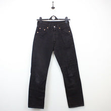 Load image into Gallery viewer, Womens LEVIS 501 Jeans Black | W26 L30
