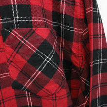 Load image into Gallery viewer, Flannel Plaid Shirt Red | Large
