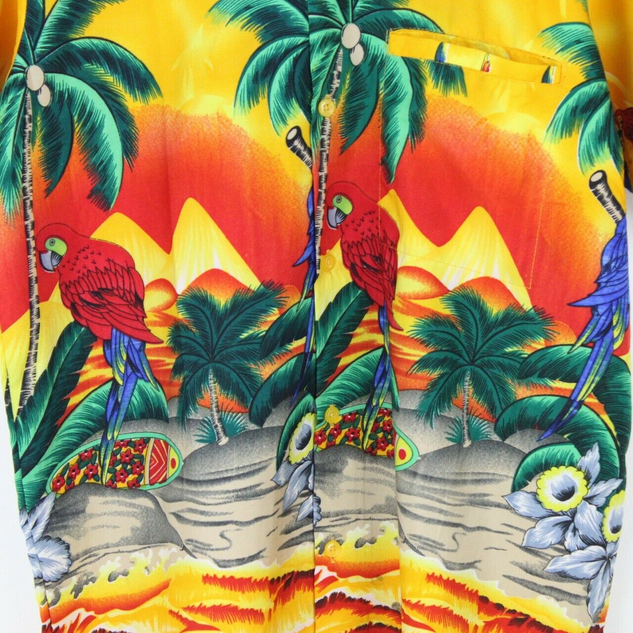 Mens Hawaiian Shirt Multicolour | Medium