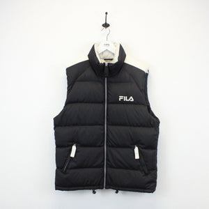 FILA Vest Jacket Black | Small