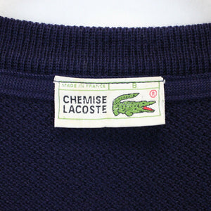 CHEMISE LACOSTE 90s Knit Cardigan Navy Blue | XL – GPS Vintage