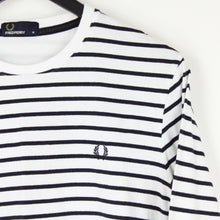Load image into Gallery viewer, Mens FRED PERRY Long Sleeve T-Shirt White | Medium
