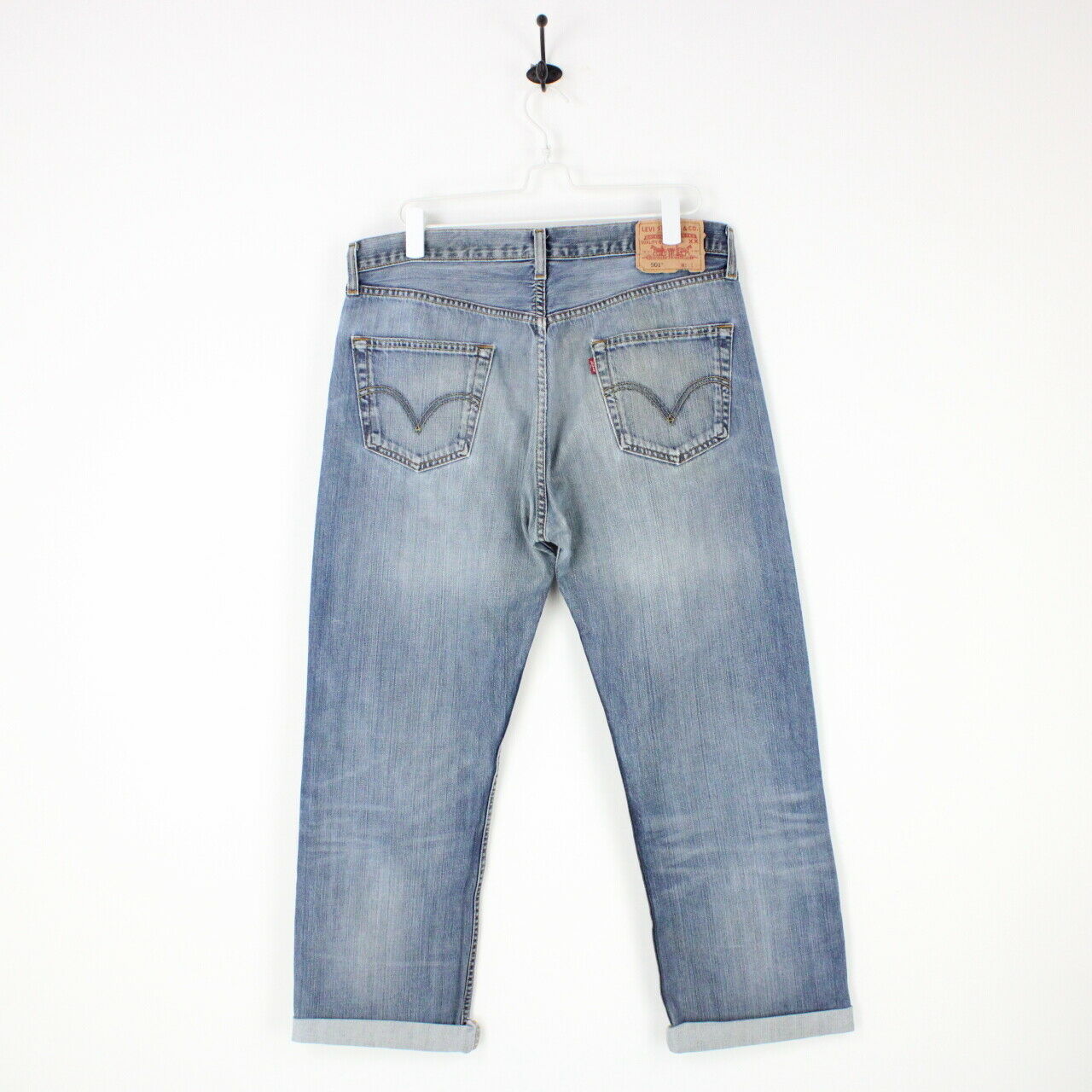 Mens LEVIS 501 Jeans Mid Blue | W36 L28