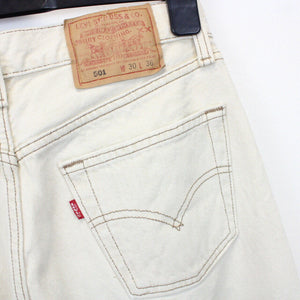 Womens LEVIS 501 Jeans Beige | W30 L28
