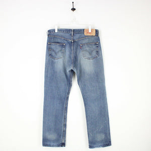 Mens LEVIS 501 Jeans Mid Blue | W36 L34