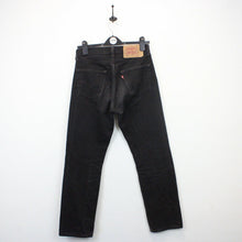 Load image into Gallery viewer, Womens LEVIS 501 Jeans Black Charcoal | W29 L30
