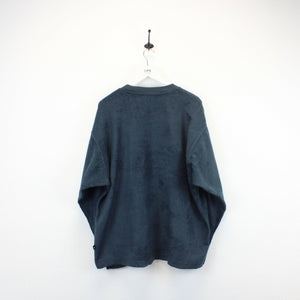 ADIDAS 90s Fleece Sweatshirt Teal | XL