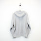 Vintage NIKE TEAM Hoodie Grey | Medium