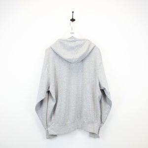 Vintage NIKE TEAM Hoodie Grey | Medium