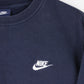 NIKE Sweatshirt Navy Blue | Medium