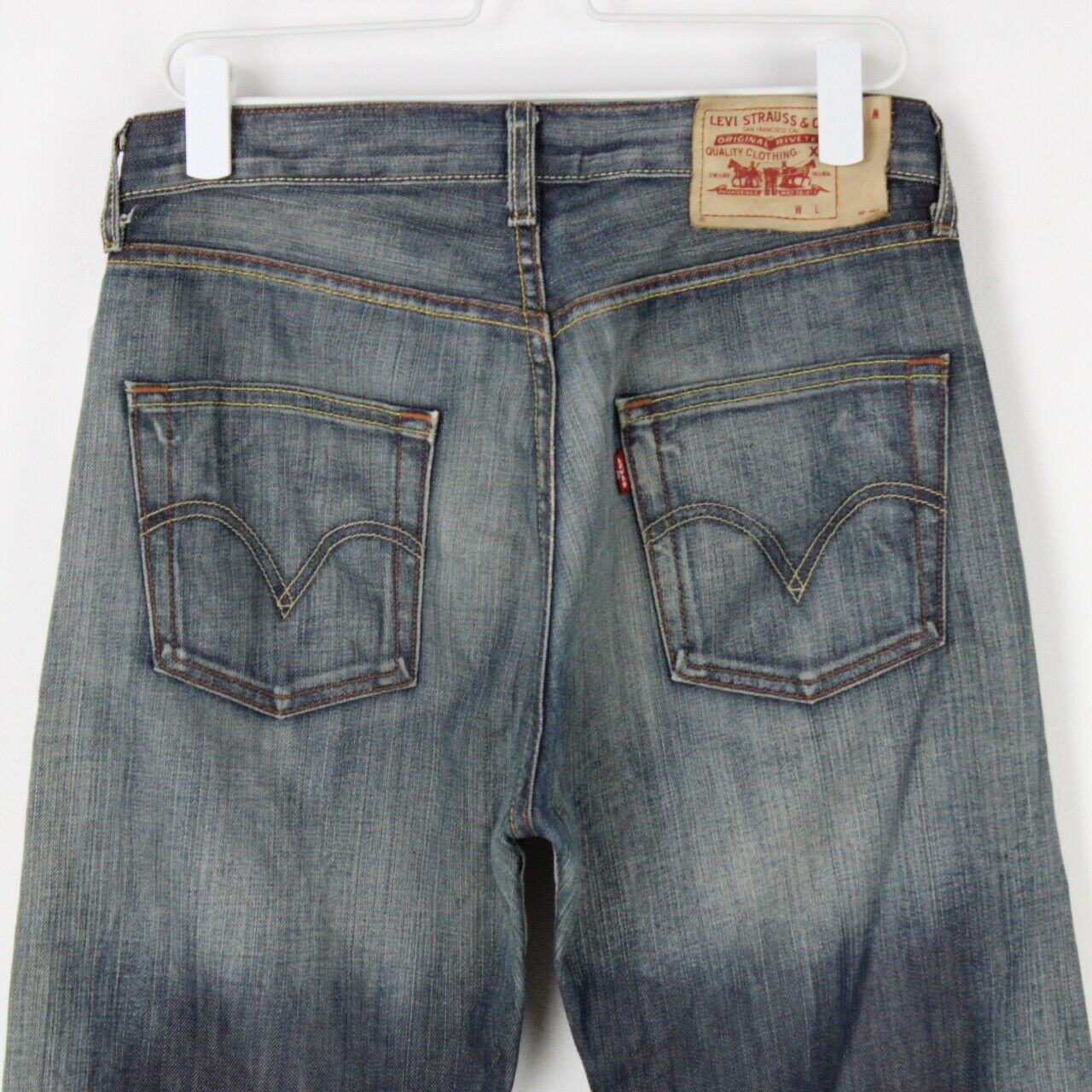Mens LEVIS 501 Jeans Dark Blue | W30 L34