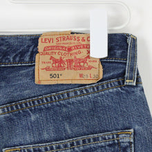 Load image into Gallery viewer, Womens LEVIS 501 Jeans Mid Blue | W28 L28
