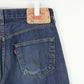 Mens LEVIS 501 Jeans Dark Blue | W34 L28