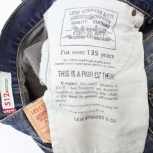 Load image into Gallery viewer, LEVIS 512 Jeans Dark Blue | W36 L34
