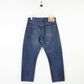 Mens LEVIS 501 Jeans Dark Blue | W34 L28