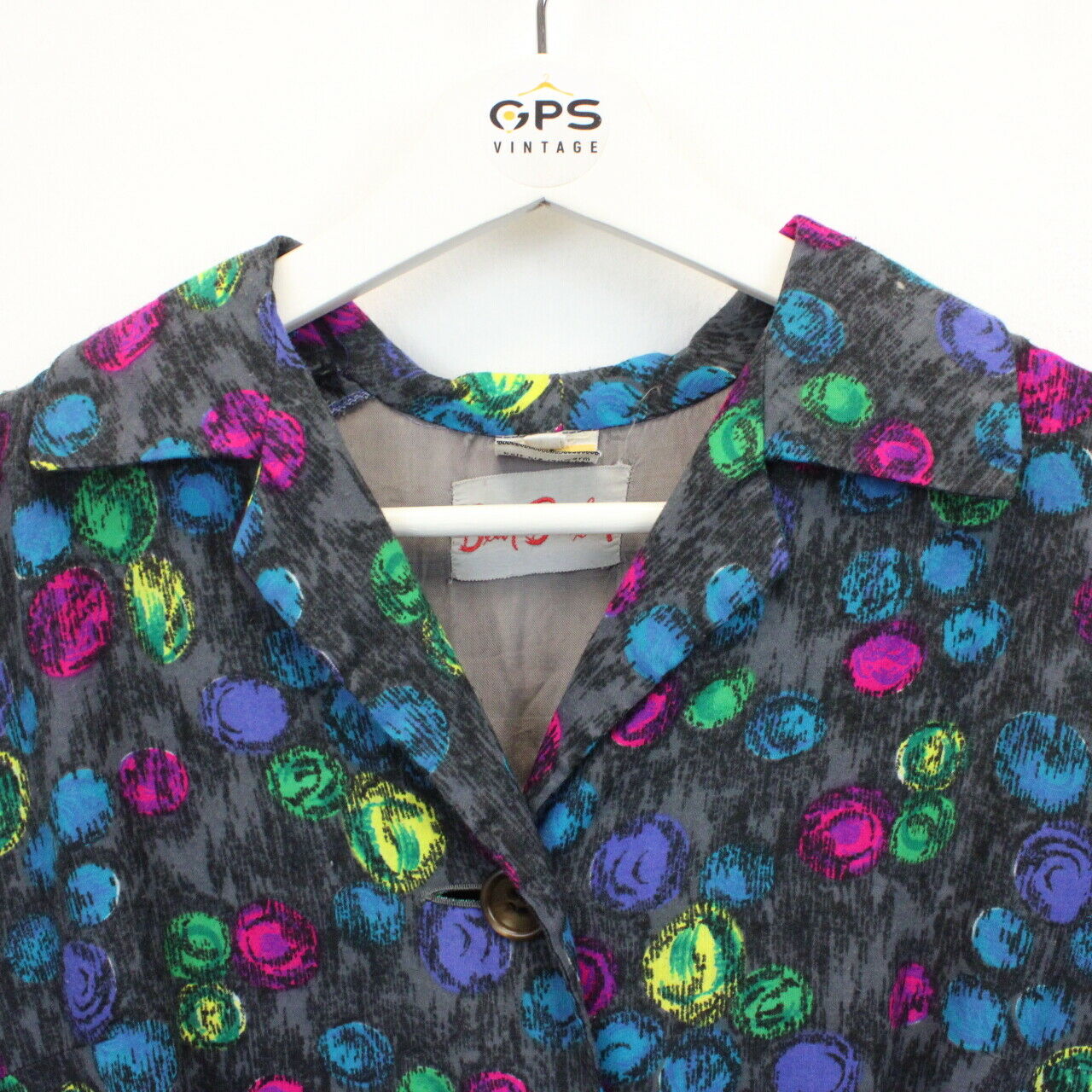 Womens 70s Dress Multicolour | Small