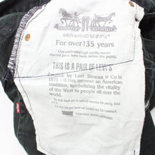 Load image into Gallery viewer, LEVIS 501 Jeans Black | W33 L34
