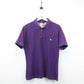 BURBERRY 00s Polo Shirt Purple | Medium