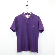 Load image into Gallery viewer, BURBERRY 00s Polo Shirt Purple | Medium

