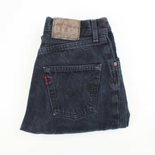 Load image into Gallery viewer, Womens LEVIS 501 Jeans Black | W26 L30
