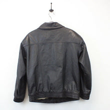 Load image into Gallery viewer, Leather Aviator Jacket Black | Medium
