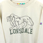 LONSDALE 00s Sweatshirt Beige | Large