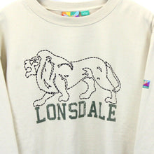 Load image into Gallery viewer, LONSDALE 00s Sweatshirt Beige | Large
