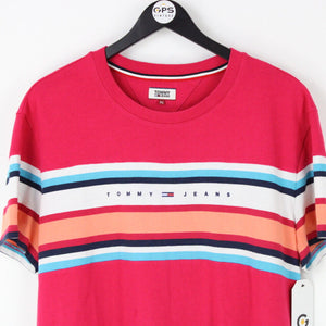 Womens TOMMY HILFIGER T-Shirt Dress Pink | XL