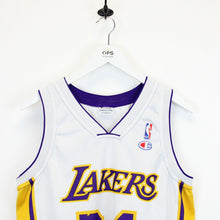 Load image into Gallery viewer, Vintage CHAMPION LA LAKERS Jersey White | Medium
