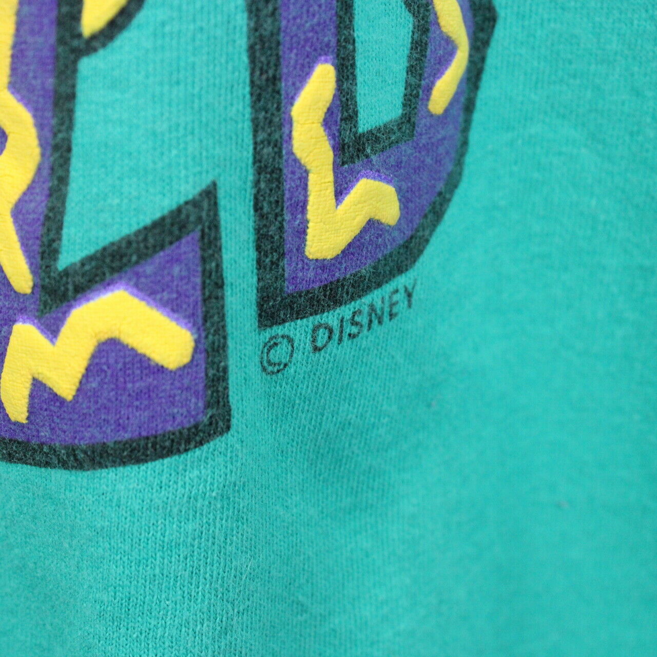 DISNEY 90s T-Shirt Green | Large