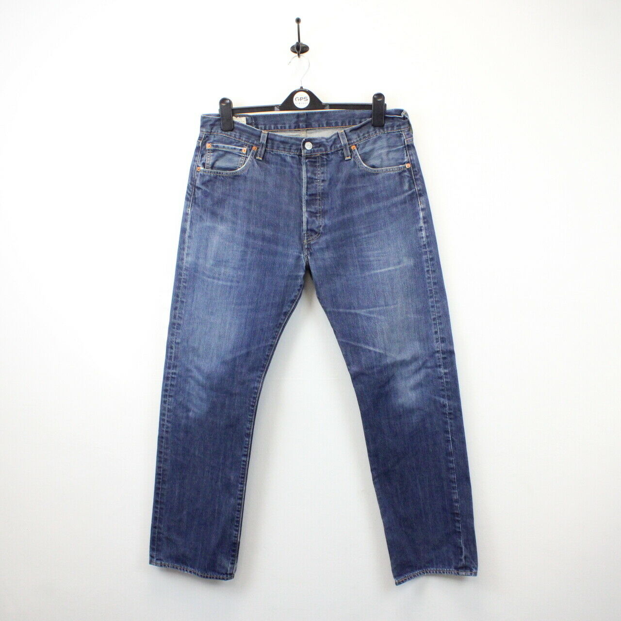 Womens LEVIS 501 Big E Jeans Dark Blue | W36 L32