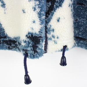 Womens 90s Fleece Jacket Blue | XL